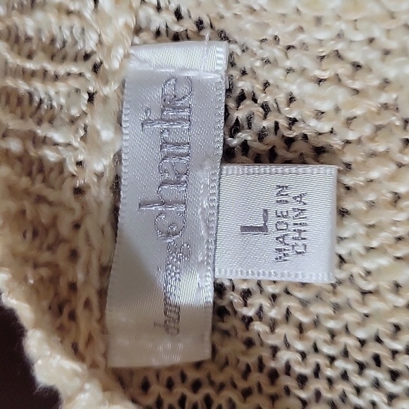 CHARMING CHARLIE Open Front Cardigan Sweater Bohemian Chic Casual Lightweight L - Picture 5 of 6